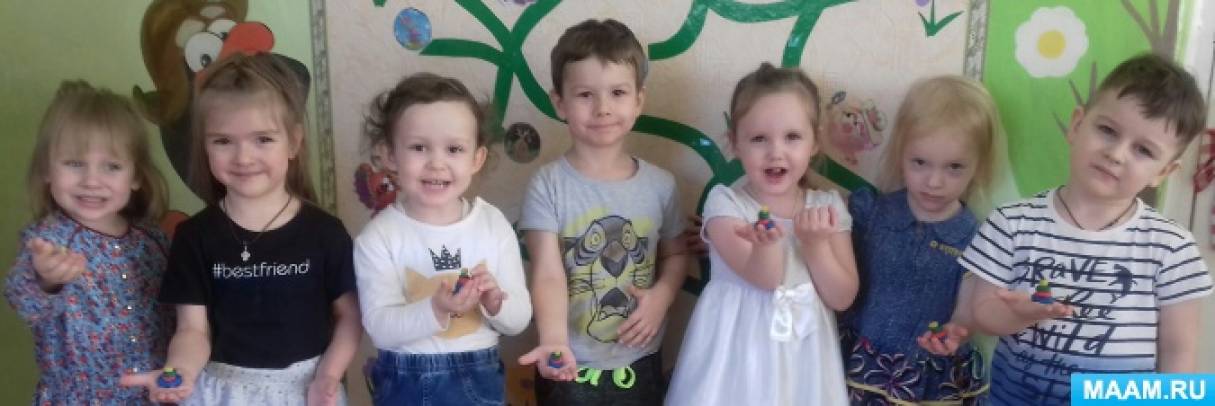 Конспект НОД для детей 3–4 лет по лепке «Соберём пирамидку» Фото Конспект НОД для детей 3–4 лет по лепке «Соберём пирамидку»