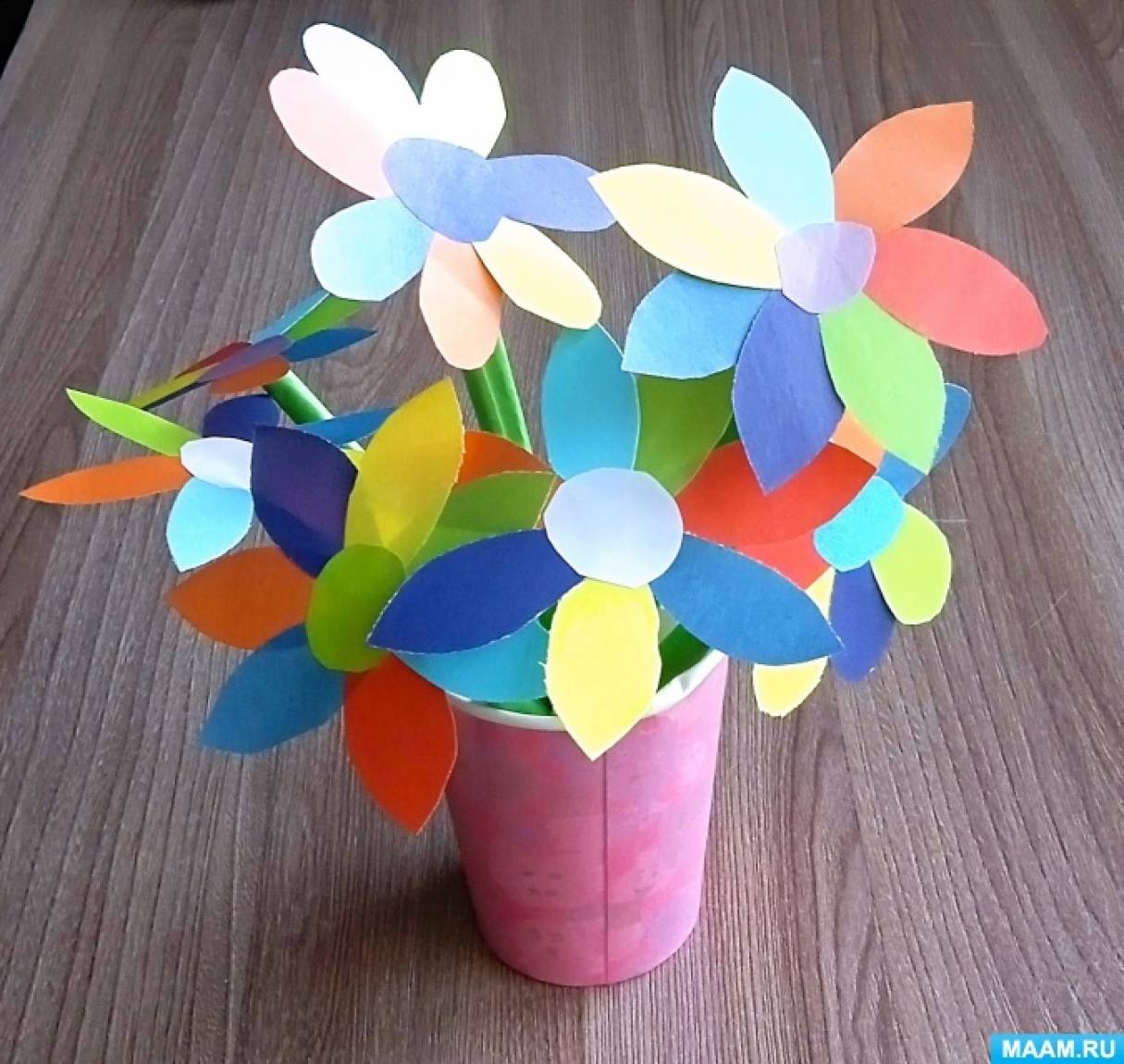 Конспект НОД по конструированию «Цветик — семицветик» в подготовительной группе с детьми с ЗПР