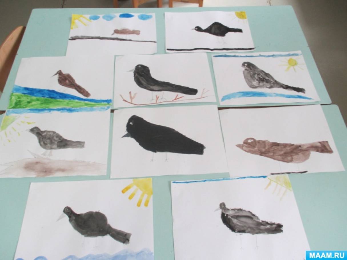 Тема птицы весной средняя группа. Рисование перелетные птицы 2 младшая группа. Рисование в подготовительной группе на тему перелетные птицы. Перелётные птицы Лыкова рисование.