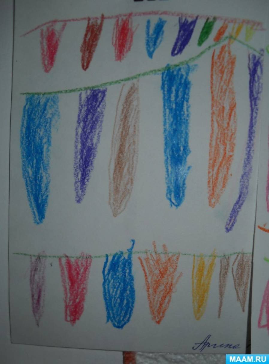 Красивые флажки на ниточке вторая младшая рисование. Рисование карандашами в младшей группе. Рисование в младшей группе карандашами цветными. Рисование в средней группе цветными карандашами. Занятие цветные карандаши рисование.