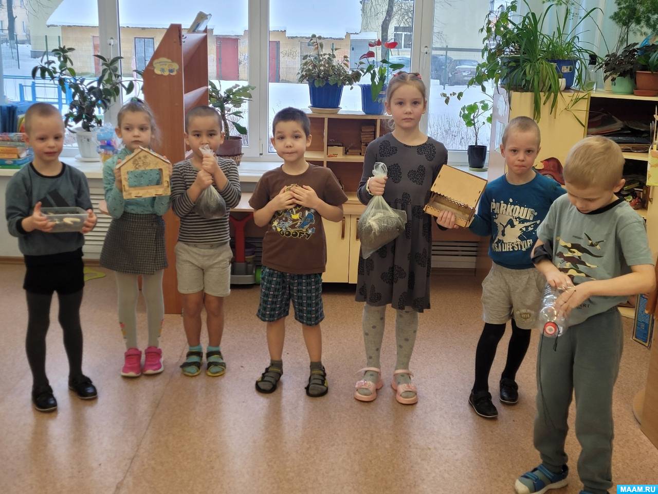 Фотоотчёт о реализации проекта в старшей группе «Зимние заботы: помощь пернатым друзьям» - фото Фотоотчёт о реализации проекта в старшей группе «Зимние заботы: помощь пернатым друзьям»