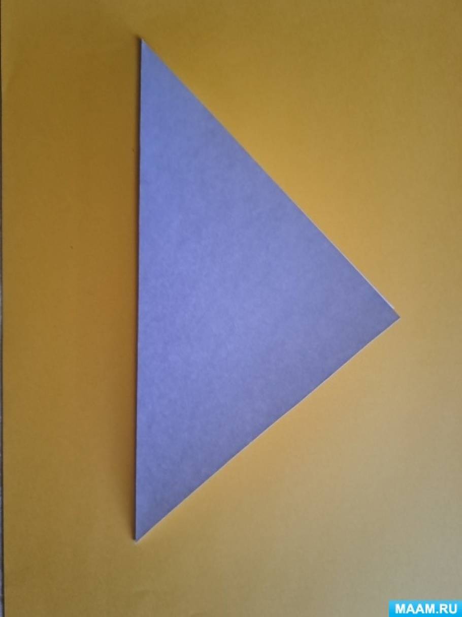 «Уточка». Конспект занятия по конструированию и ручному труду в технике «оригами» в подготовительной группе