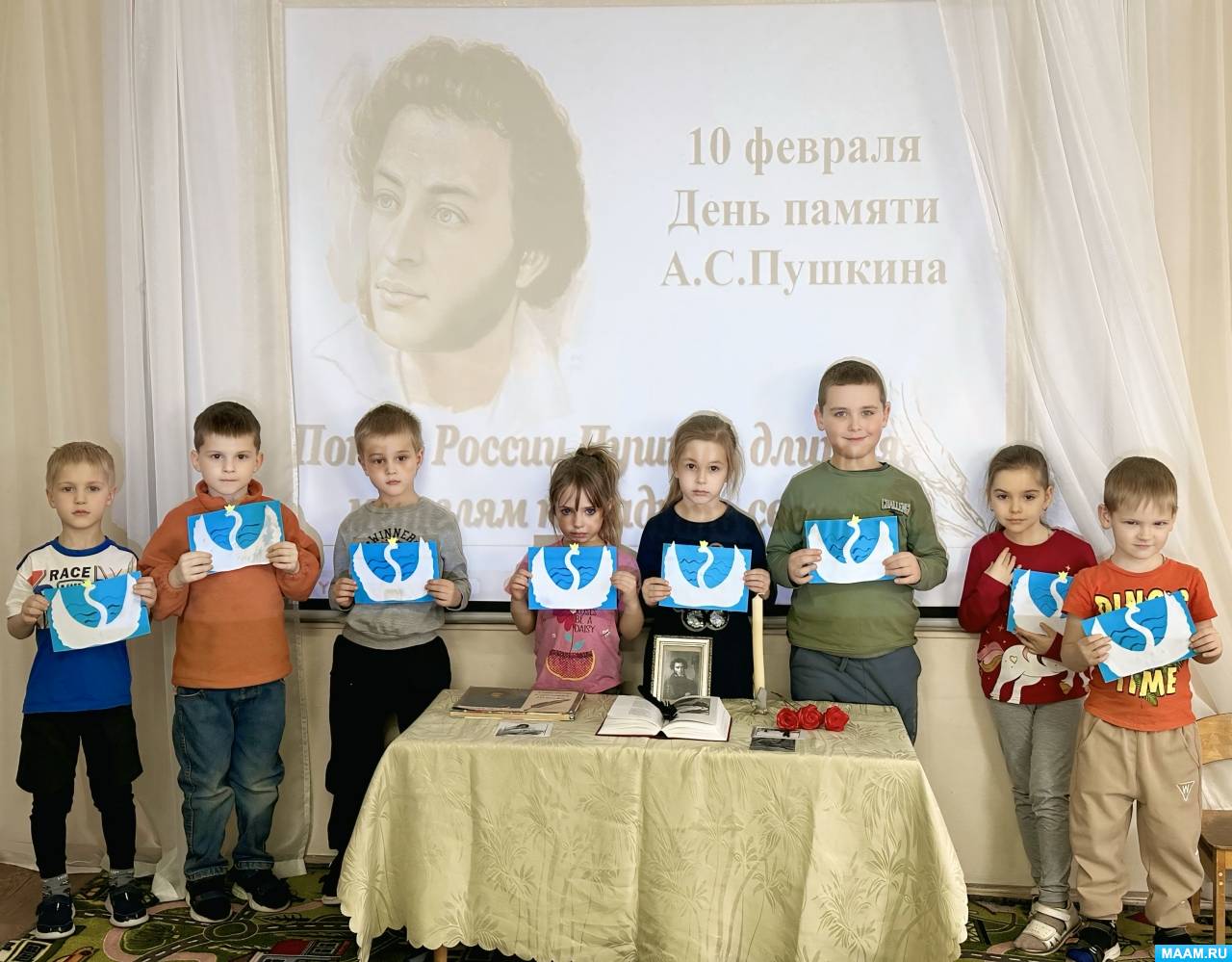 Конспект занятия «10 февраля — День памяти А. С. Пушкина»
