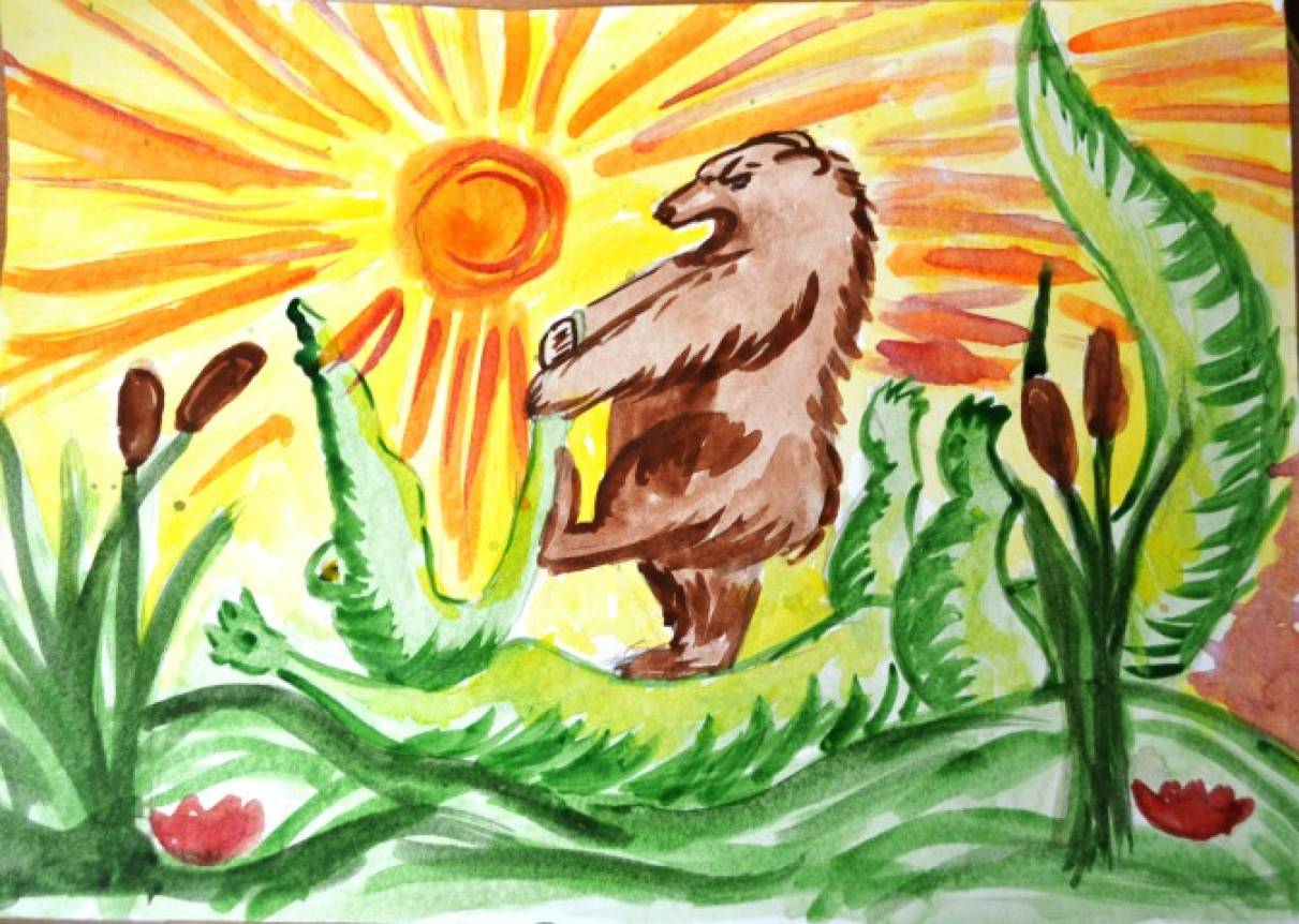 Рисунки на тему сказки дедушки корнея