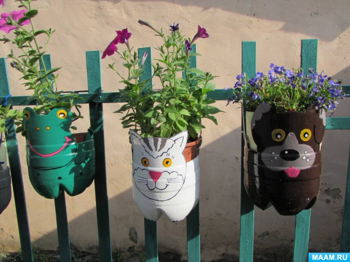 Кашпо для сада — красивая ваза для посадки растений изготавливаем своими руками (фото + видео)