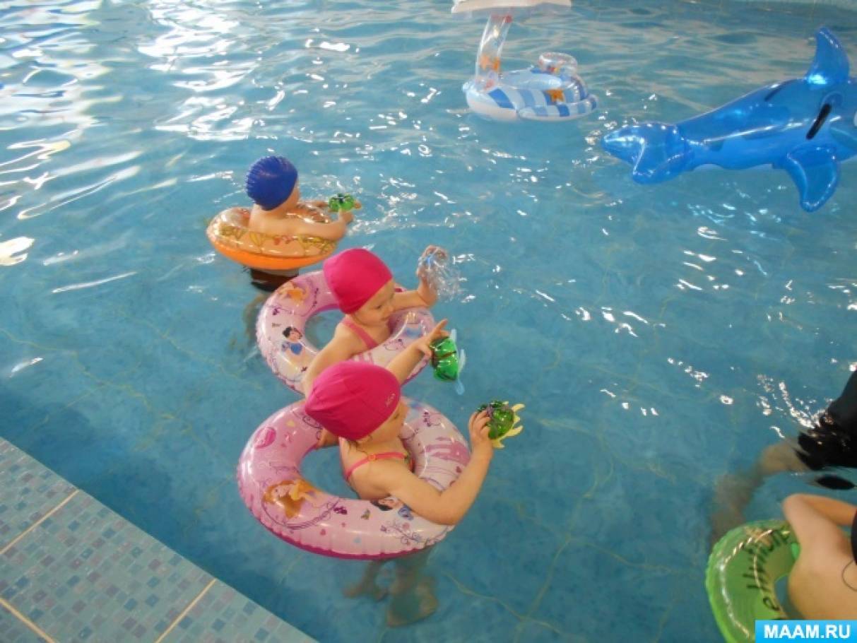 Итоговый праздник в бассейне «Морская прогулка» для детей второй ...