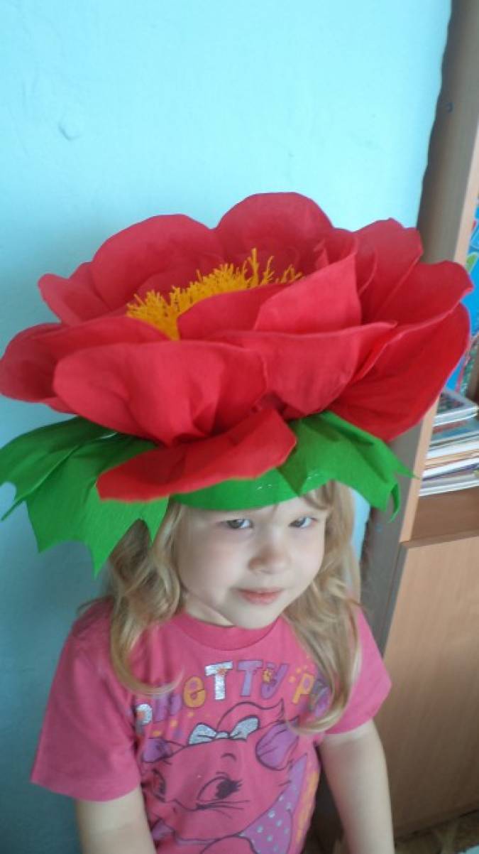 цветок шапка