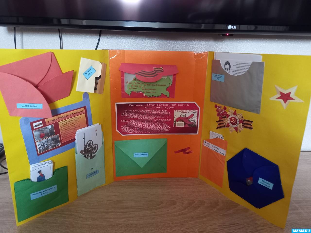 Лэпбук на тему «Великая Отечественная война» (5 фото). Воспитателям ...