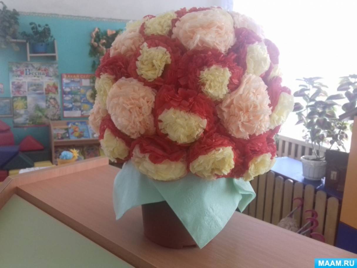 отчет о празднике 8 марта в группе