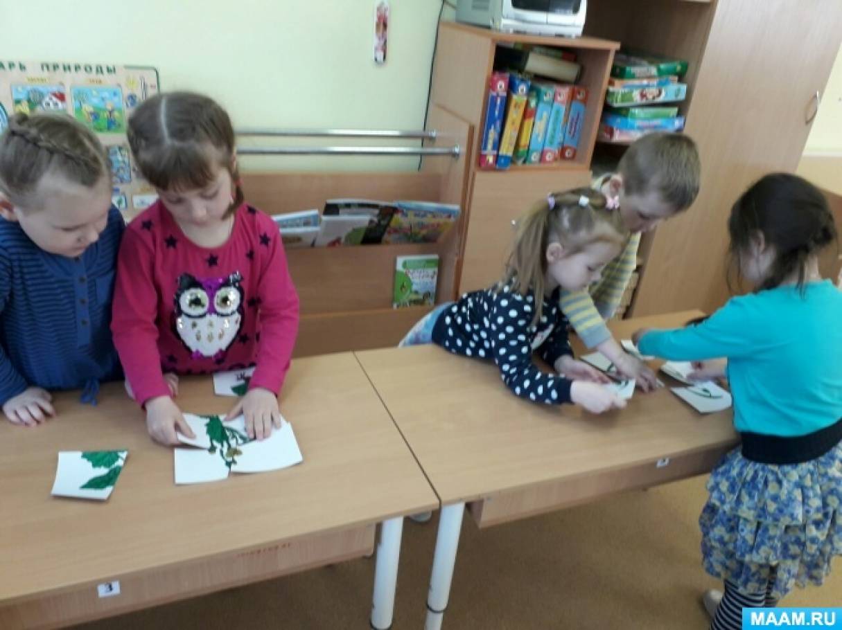 Конспект занятия по тико-конструированию в средней группе «Весенние цветы»