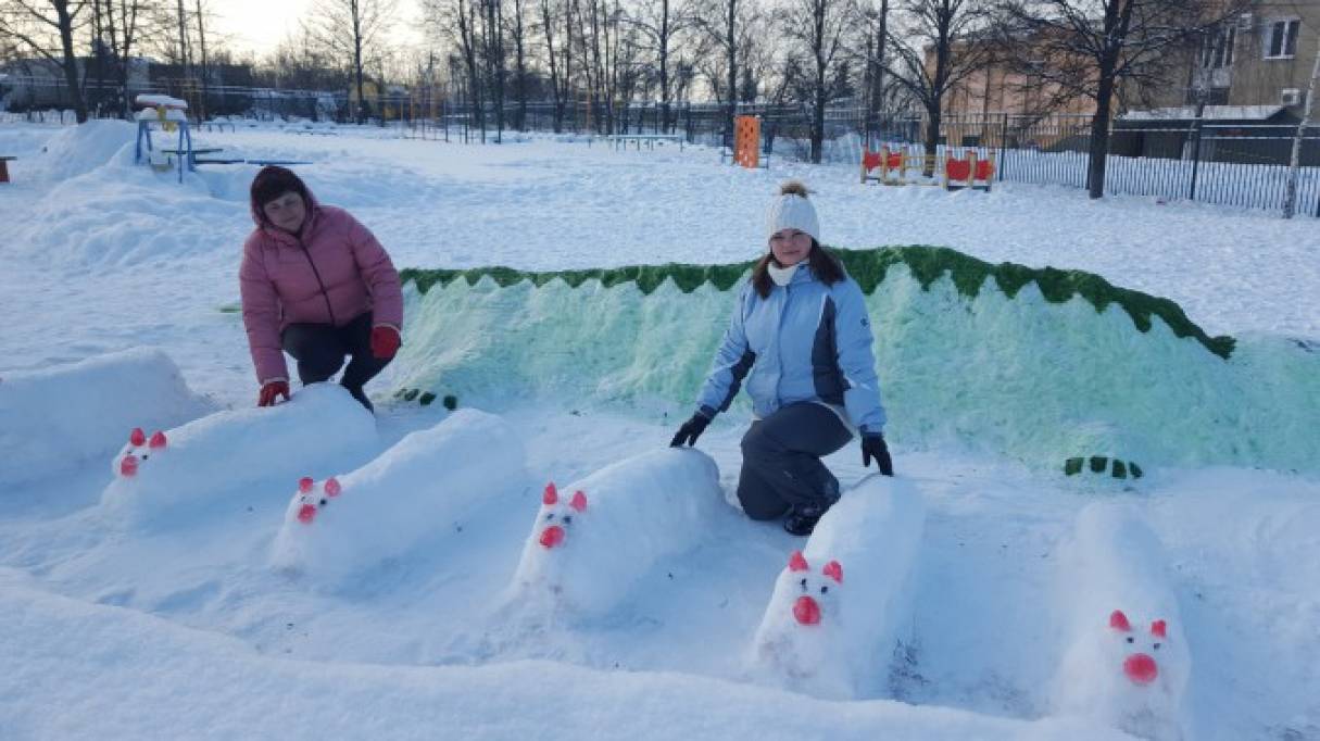Зимние участки тема