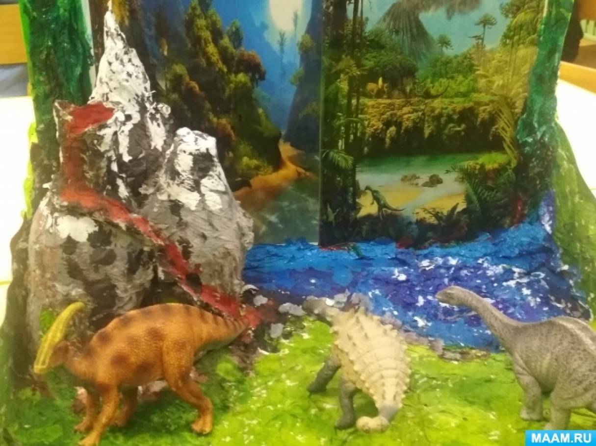 Макет «Долина динозавров»