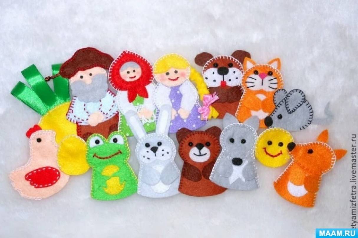 пальчиковый театр теремок. пальчиковые игрушки из фетра. пальчиковый театр репка. кукольный театр из фетра. кукольный театр репка, колобок,теремок.