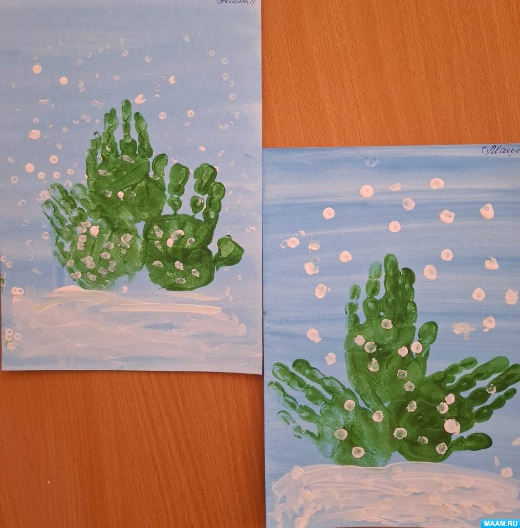 Рисование ладошкой