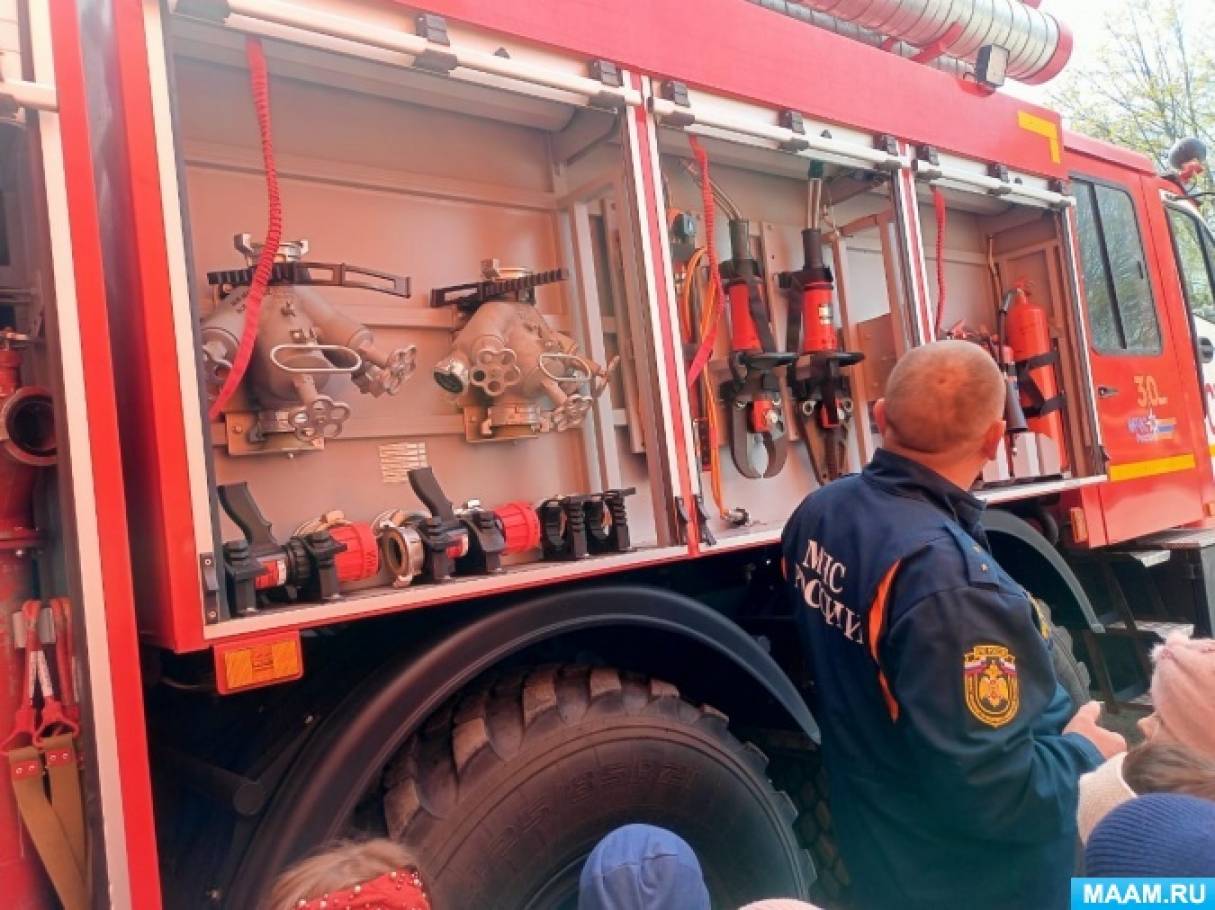 Экскурсия «Пожарная часть». Фотоотчет (8 фото). Воспитателям детских ...