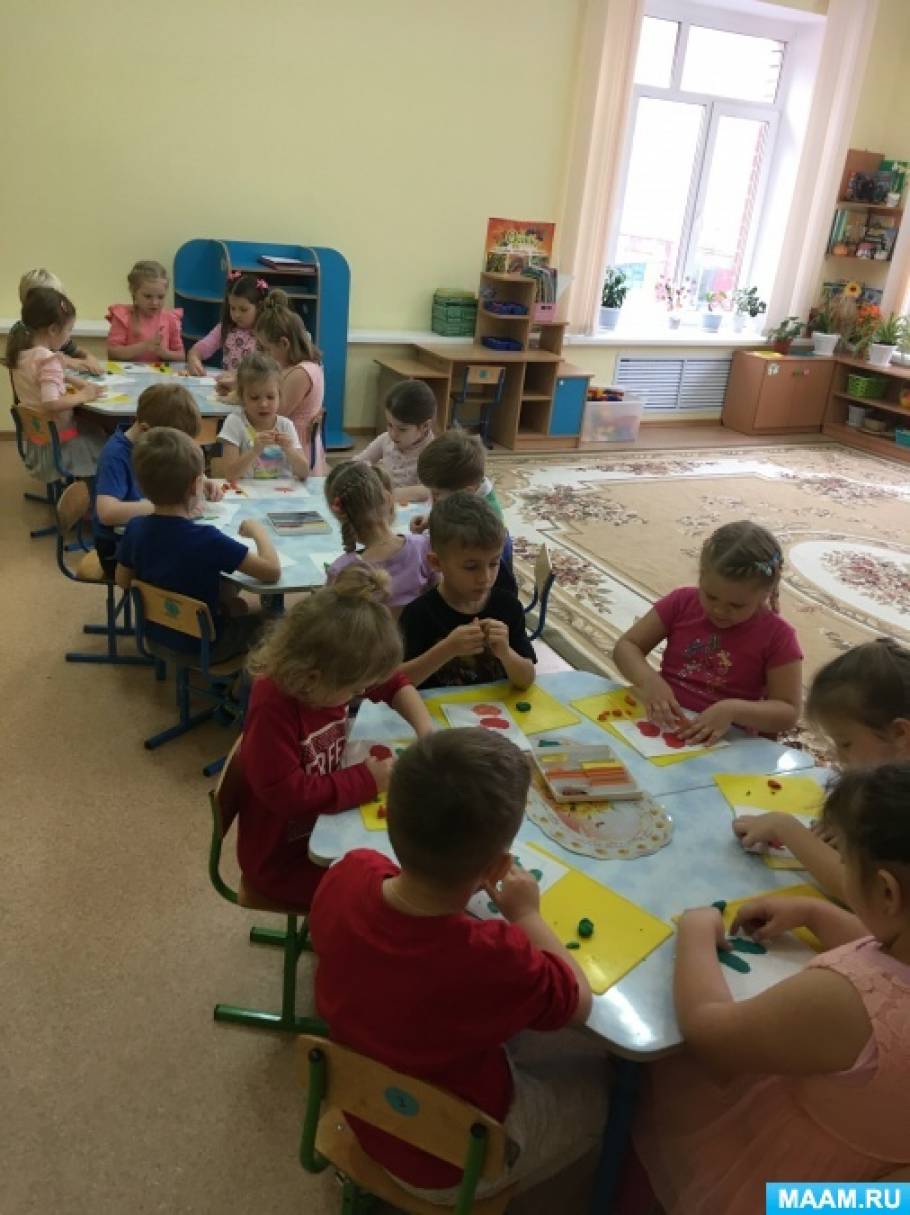 Фотоотчет по пластилинографии в подготовительной группе - фото