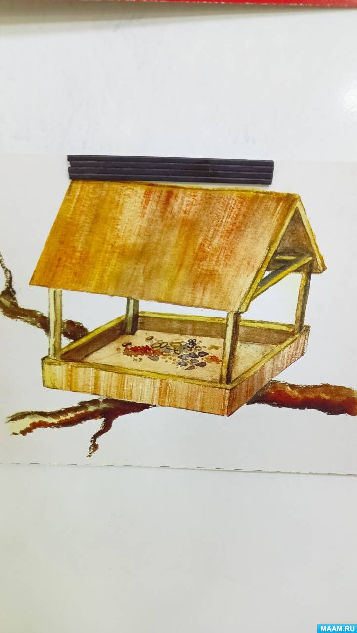 Мастер-класс по изготовлению аппликации «Домик для синички» в первой ...