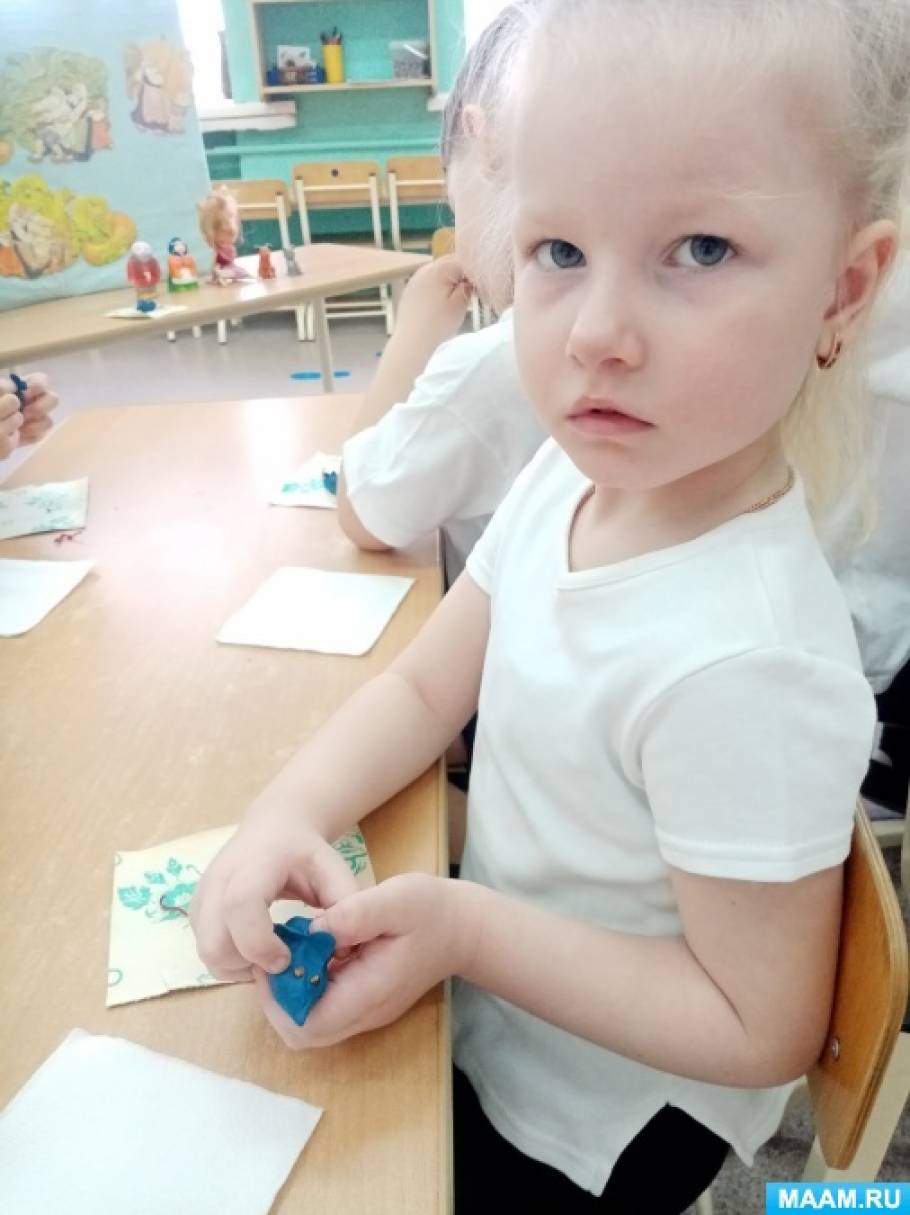 Конспект НОД по лепке в средней группе «Репка» (5 фото). Воспитателям ...