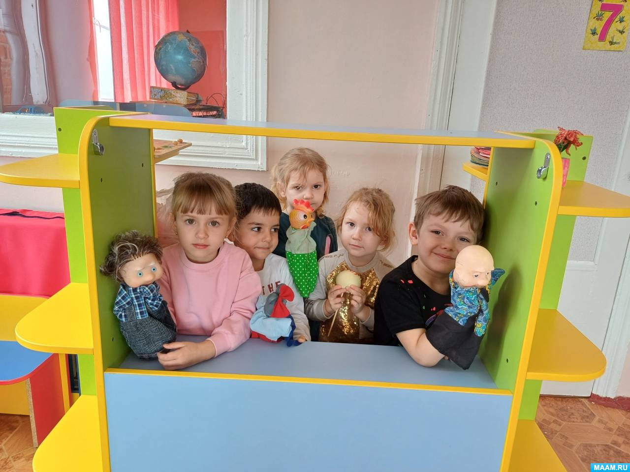 Театрализация сказки «Курочка Ряба» в средней группе