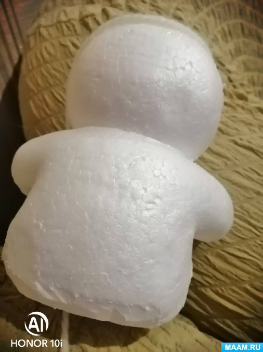 Поделки из пенопласта