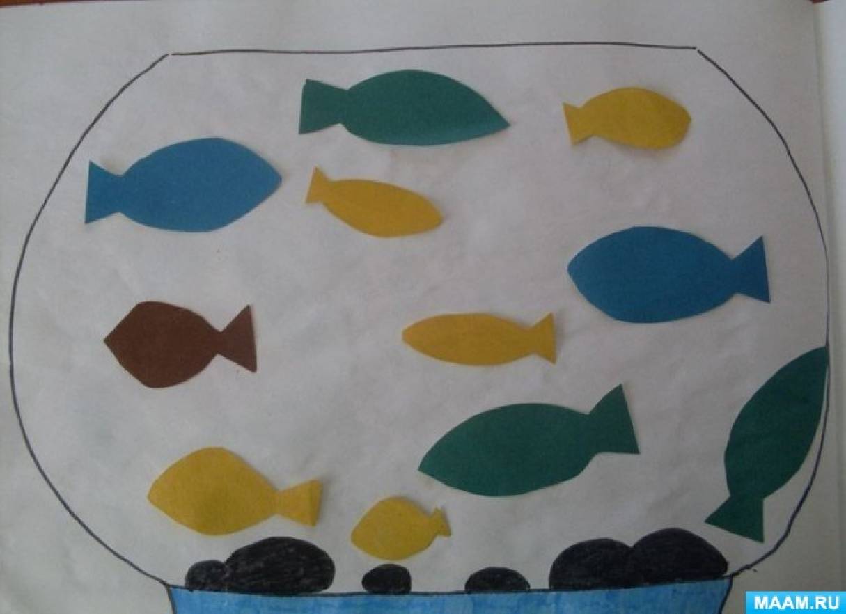 Конспект занятия рыбы в старшей группе. «Рыбки в аквариуме» т.с. Комарова аппликация подготовительная группа. Рыбки аппликация для детей старшей группы. Аквариумные рыбки аппликация в старшей группе. Рыбки аппликация для детей подготовительной группы.