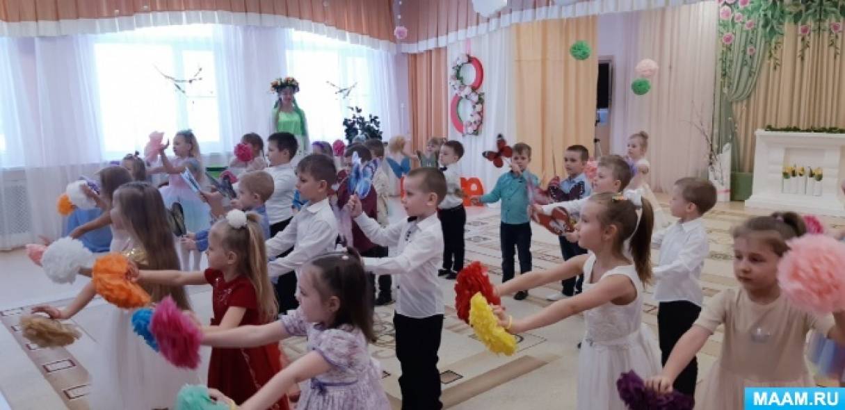 сценарий 8 марта средняя группа конфетное дерево