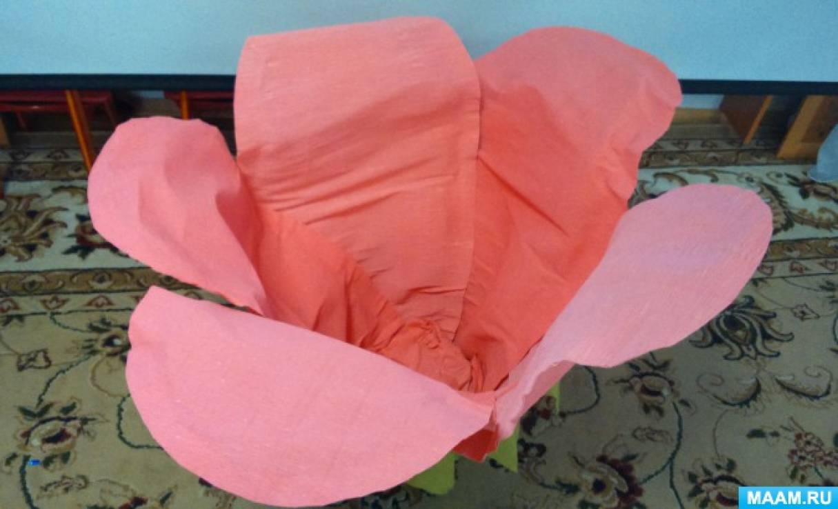Публикация «Мастер-класс по изготовлению цветка для Дюймовочки» размещена в разделах