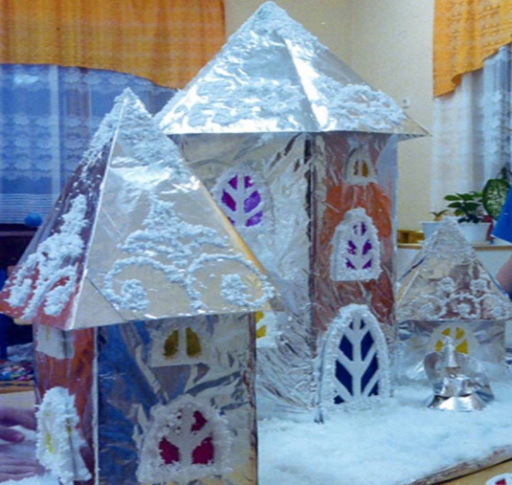 Конструирование из бумаги зимняя тема