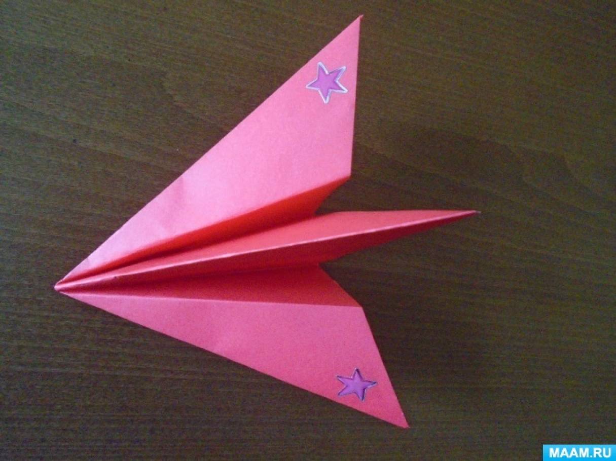 Самолет из бумаги. Как сделать самолет оригами своими руками! Поделки из бумаги.