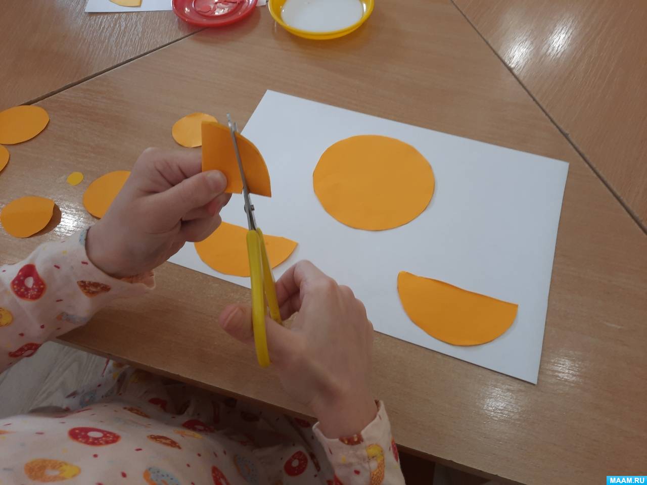 Смотреть фотографию №4 Фото №4 ИЗО аппликации и поделки из кругов Подготовительная группа Поделки