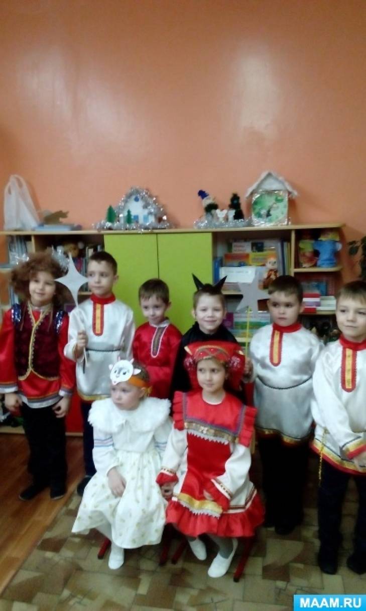 Проект коляда в подготовительной группе 341. "Колядки на Рождество" (Афанасьева Т.В.).mp4 смотреть видео онлайн от "МБ