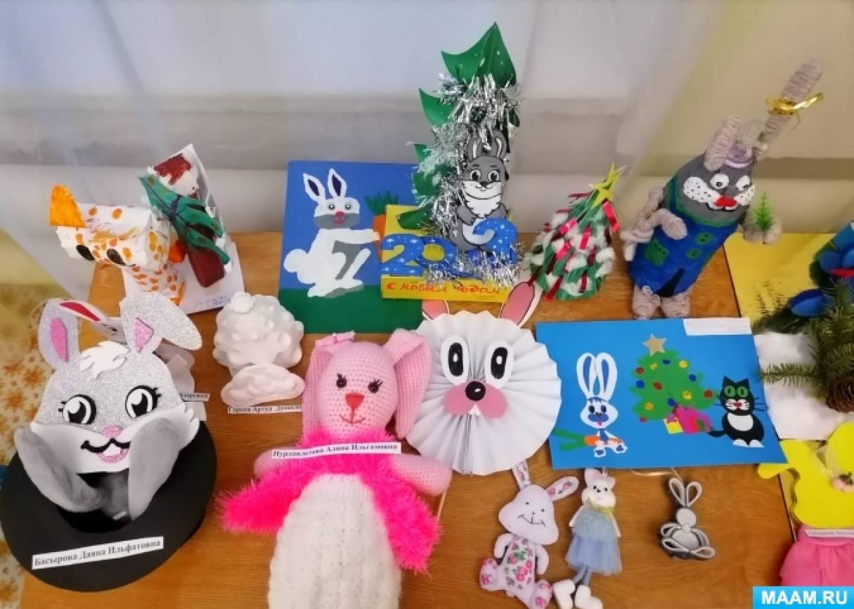 Талисман Нового года «Заяц». Фотоотчет
