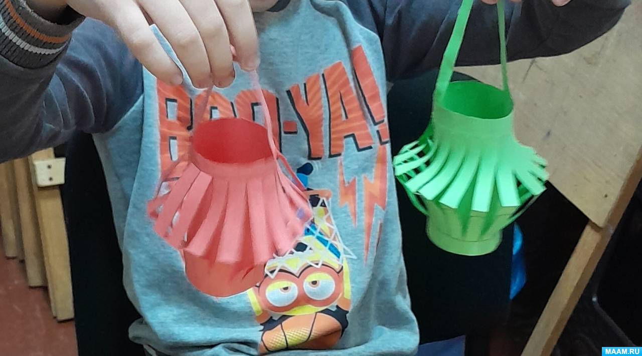 Фонарь из бумаги