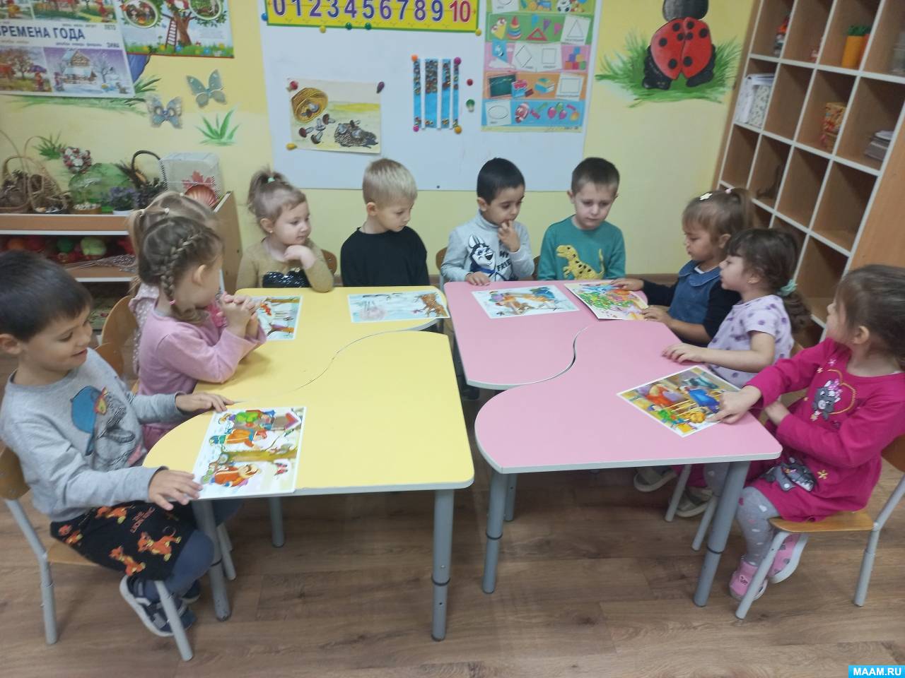 Смотреть фотографию №3 Фото №3 После прогулки воспитанники изобразили