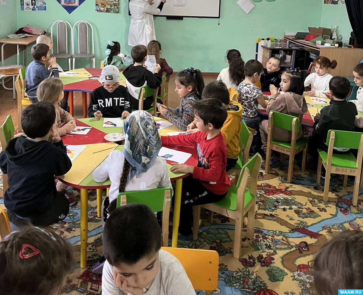 Конспект занятия по аппликации «Сказочная птица» в старшей группе (6 ...