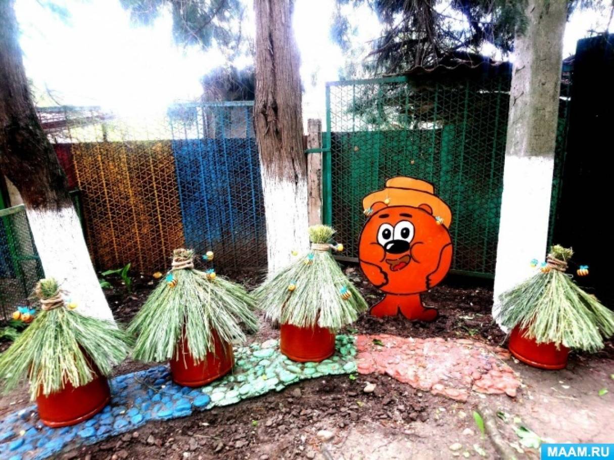 Дизайн летнего участка первой младшей группы