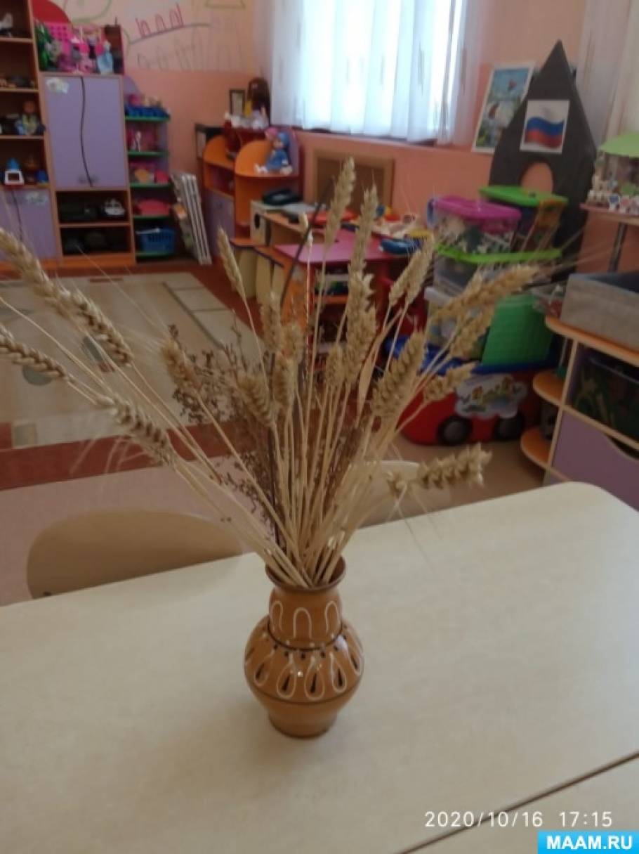 Занятие по познавательно-речевому развитию «Путь хлеба к нашему столу» в подготовительной группе