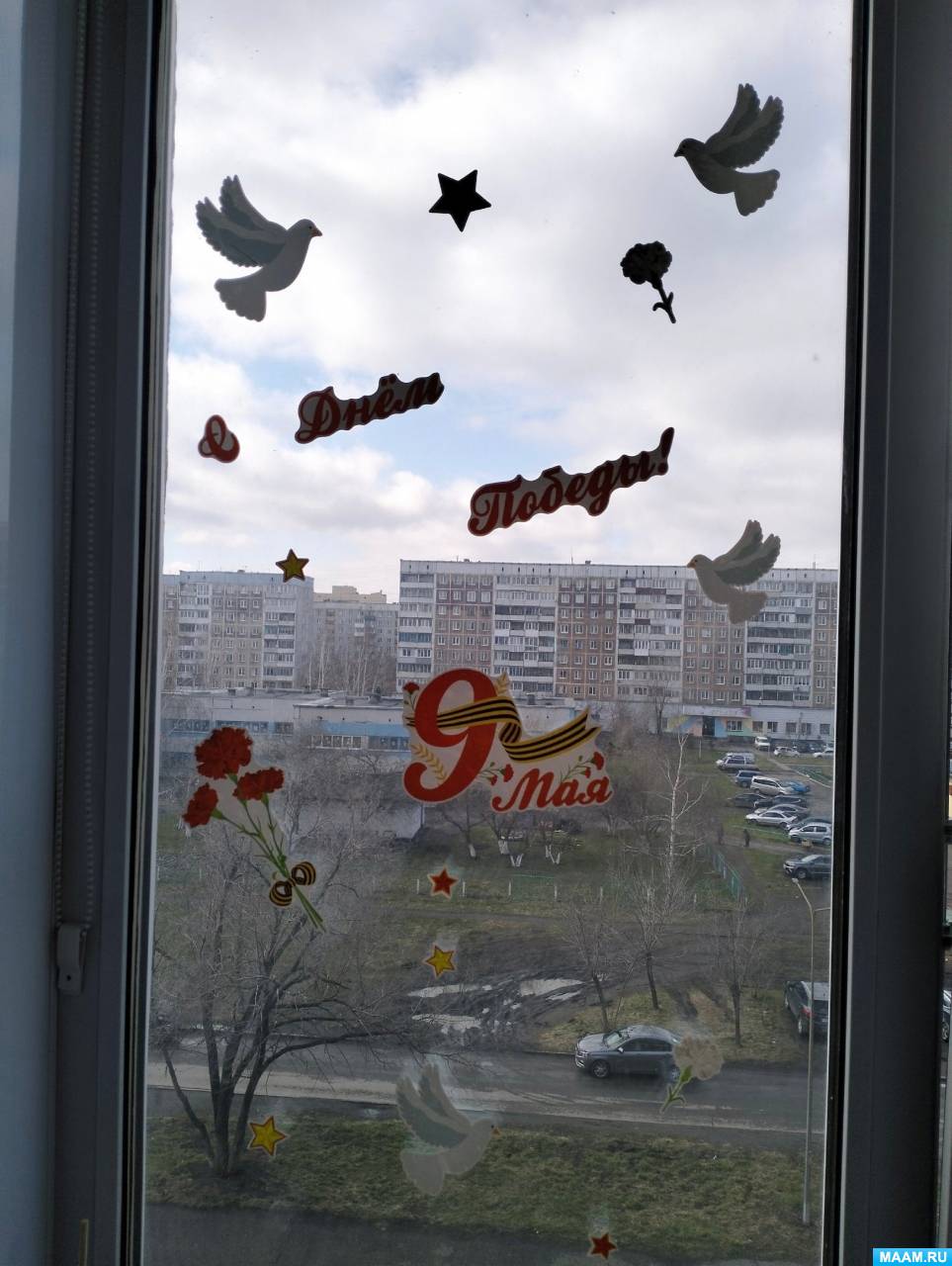 Оформление помещения «Окна победы» (4 фото). Воспитателям детских садов ...