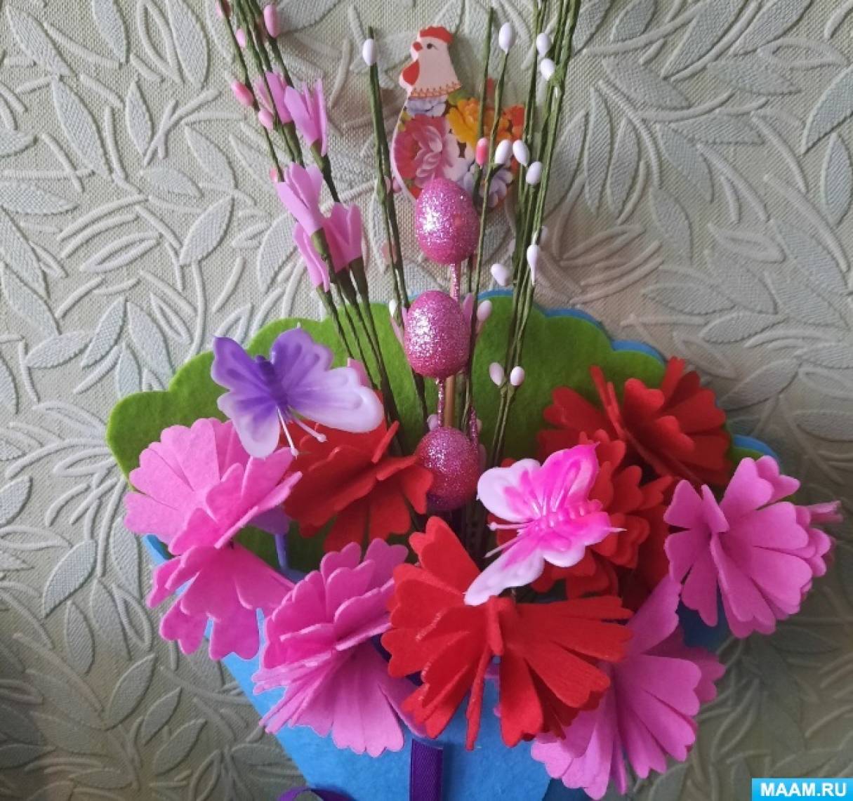 Цветы из фетра — удовольствие творить и дарить