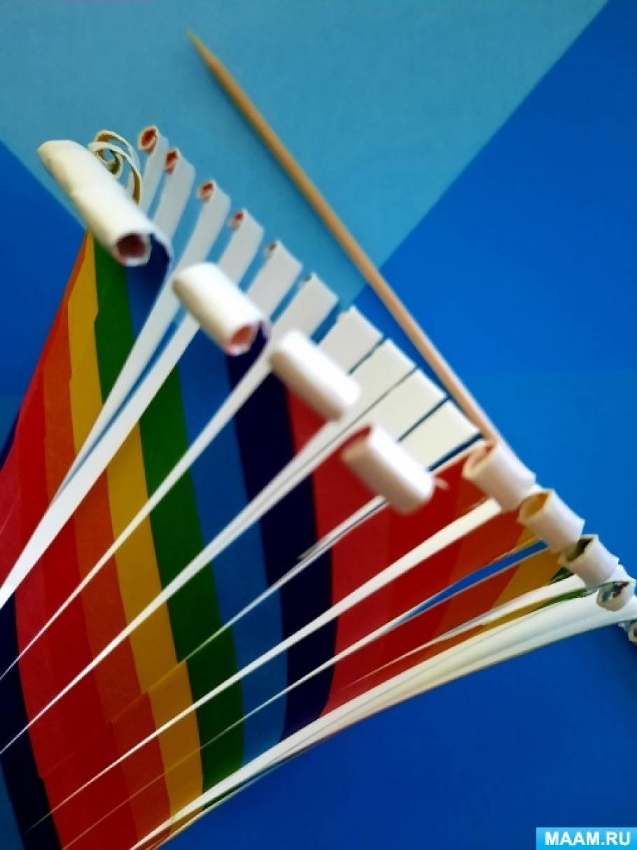 Мастер-класс по созданию поделки из бумажного стаканчика «Радужная ...