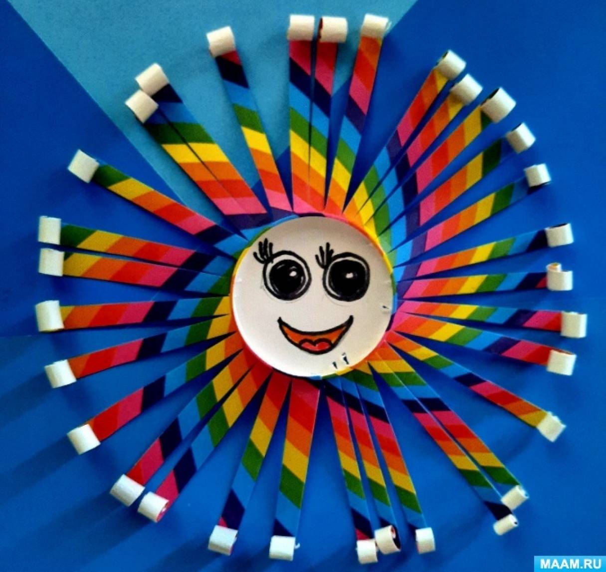 Мастер-класс по созданию поделки из бумажного стаканчика «Радужная ...