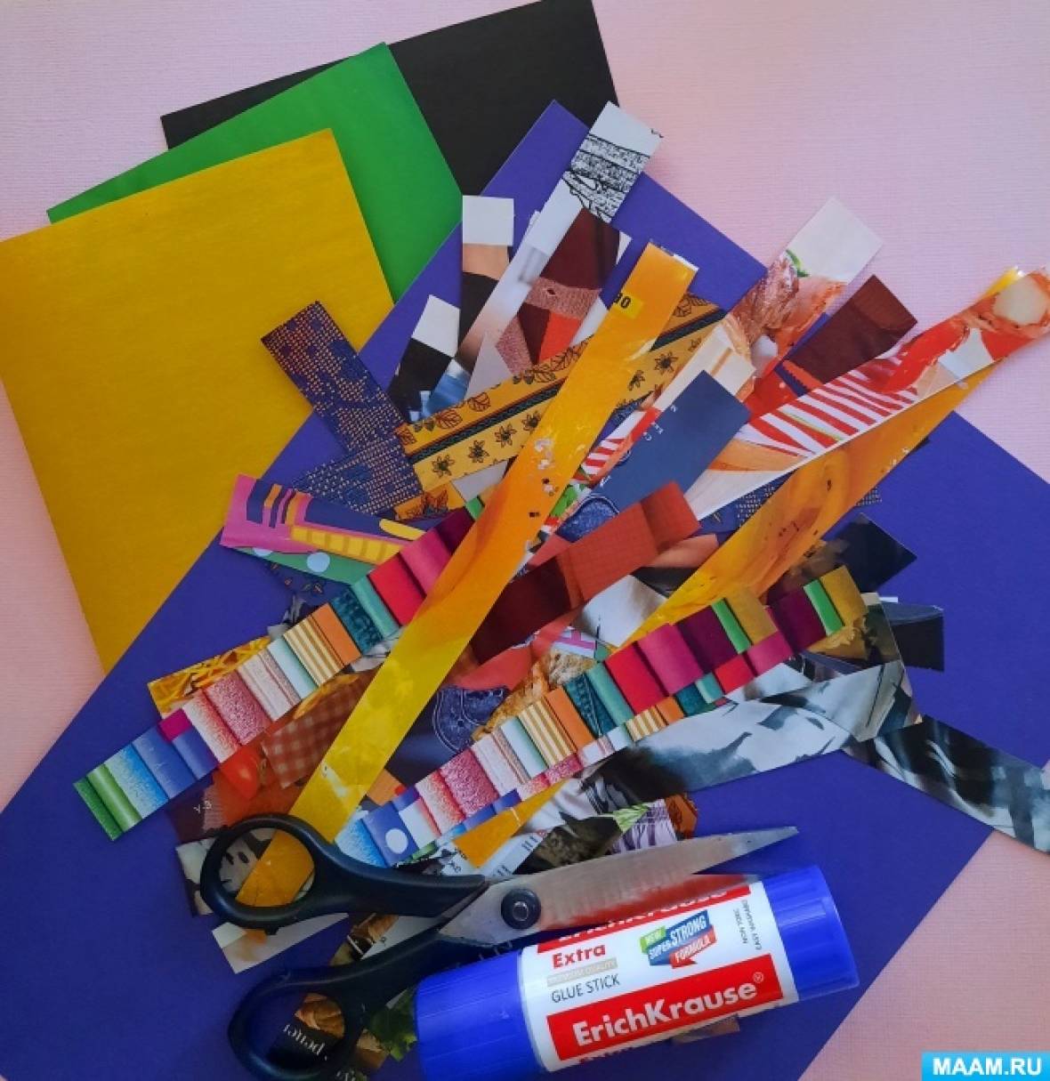 Мастер-класс по созданию панно из обрезков журнальных страниц в технике ...