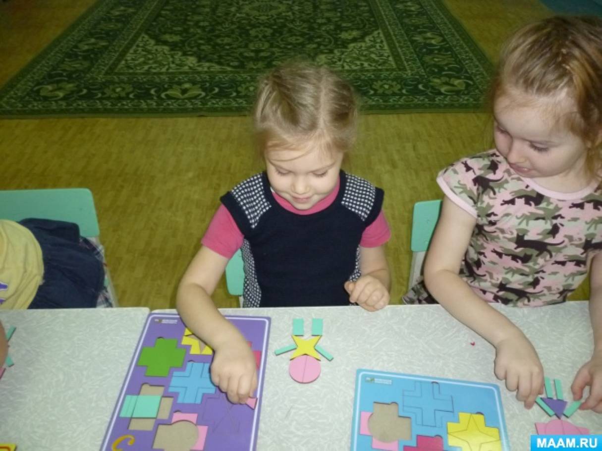 Конспект игрового занятия в средней группе. Применение развивающих игр Воскобовича для ФЭМП дошкольников.