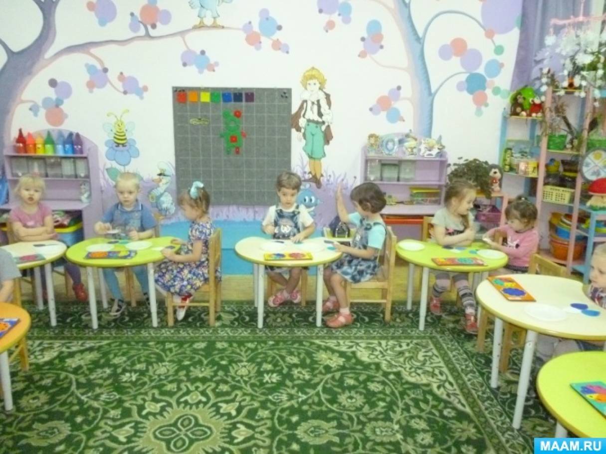 Конспект занятия в младшей группе с использованием развивающих игр В ...