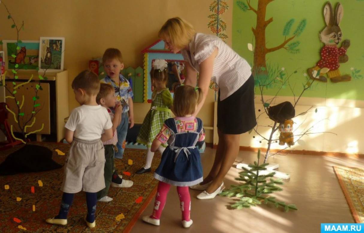 Познавательно-речевое занятие с элементами рисования «Малина для Мишки»
