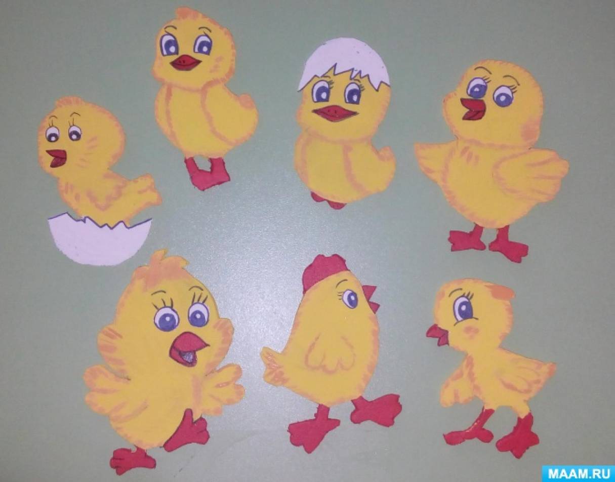 Рисуем цыпленка в младшей группе