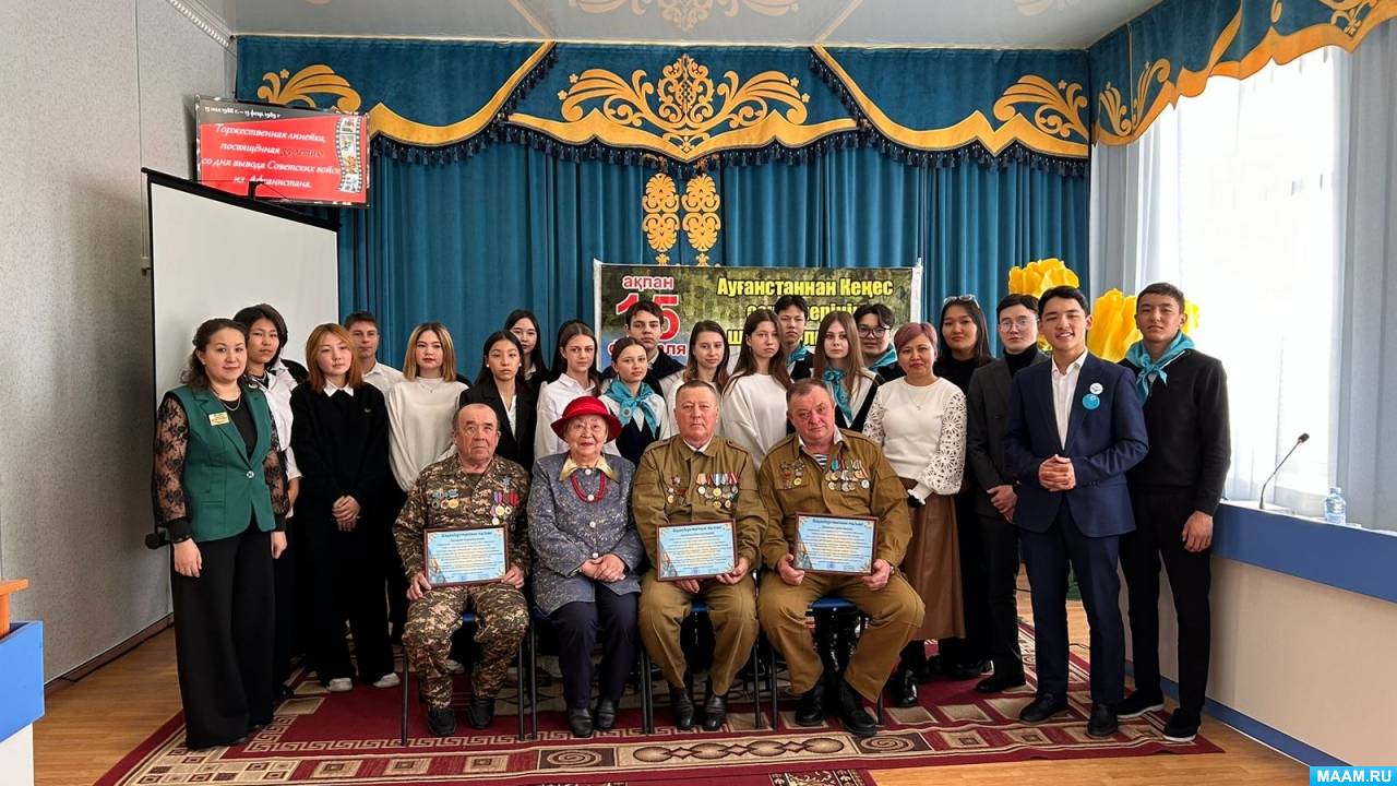Фотоотчет о музейном уроке «По дорогам Афганистана»