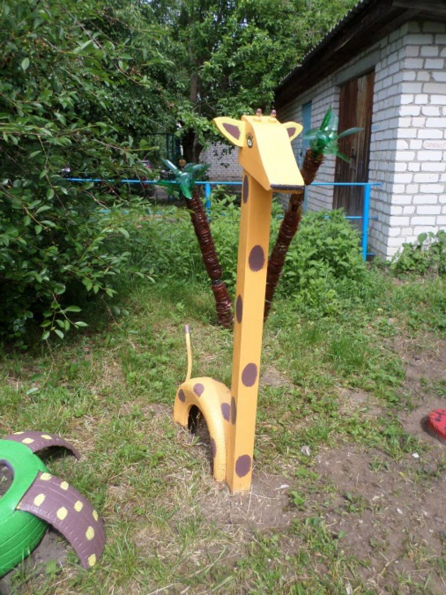 Летнее оформление участка для средней группы в детском саду