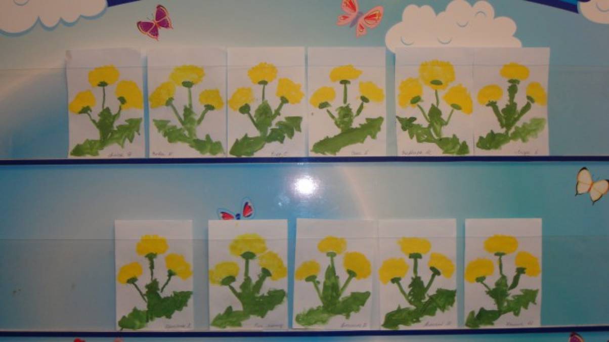 Растения в ясельной группе. Рисование одуванчика в средней группе. Рисование во второй млашейгруппе. Рисование цветы в младшей группе. Рисование цветы в первой младшей группе.