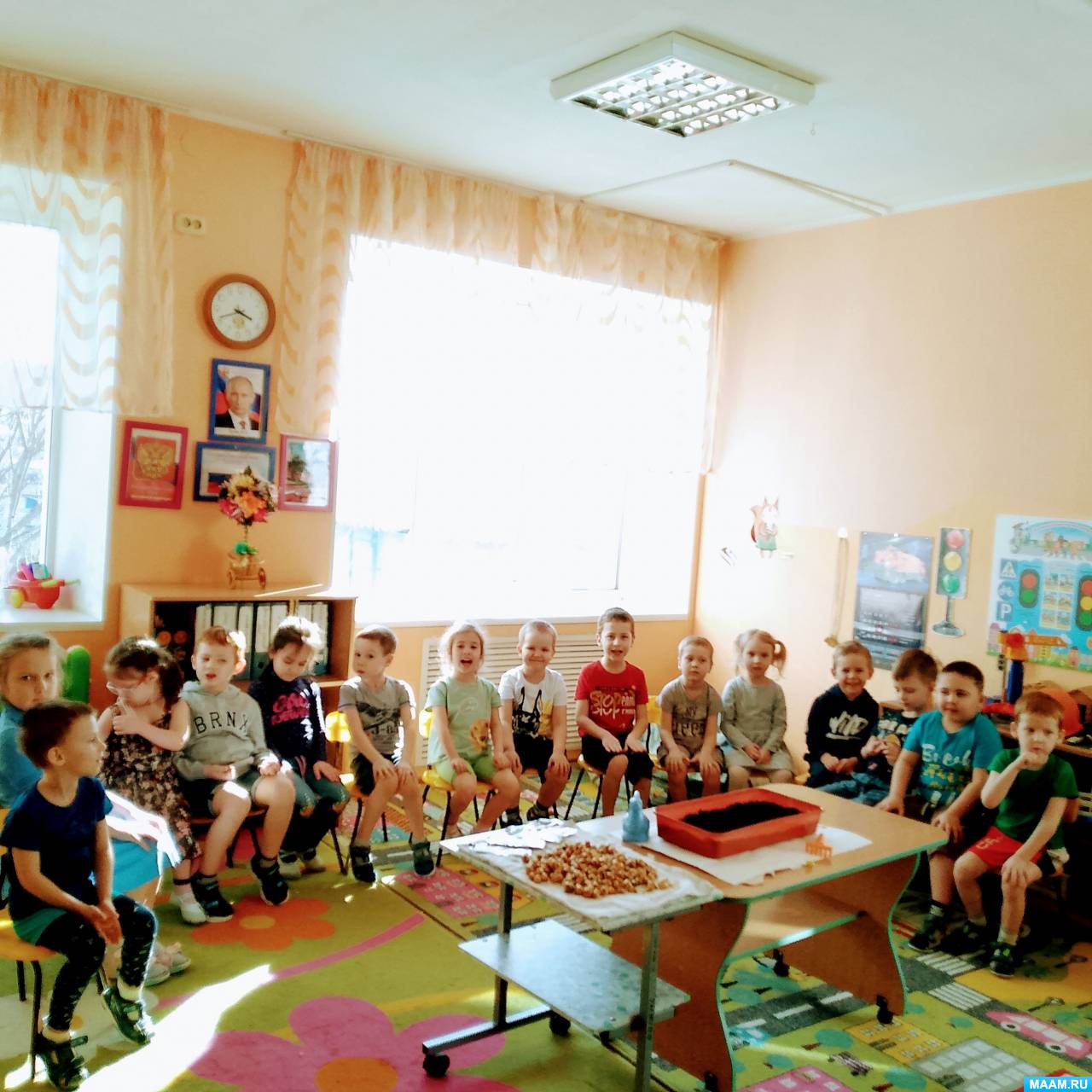 Конспект занятия «Огород на подоконнике» по ознакомлению с окружающим в старшей группе